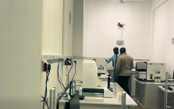 Laboratory Specialists Working