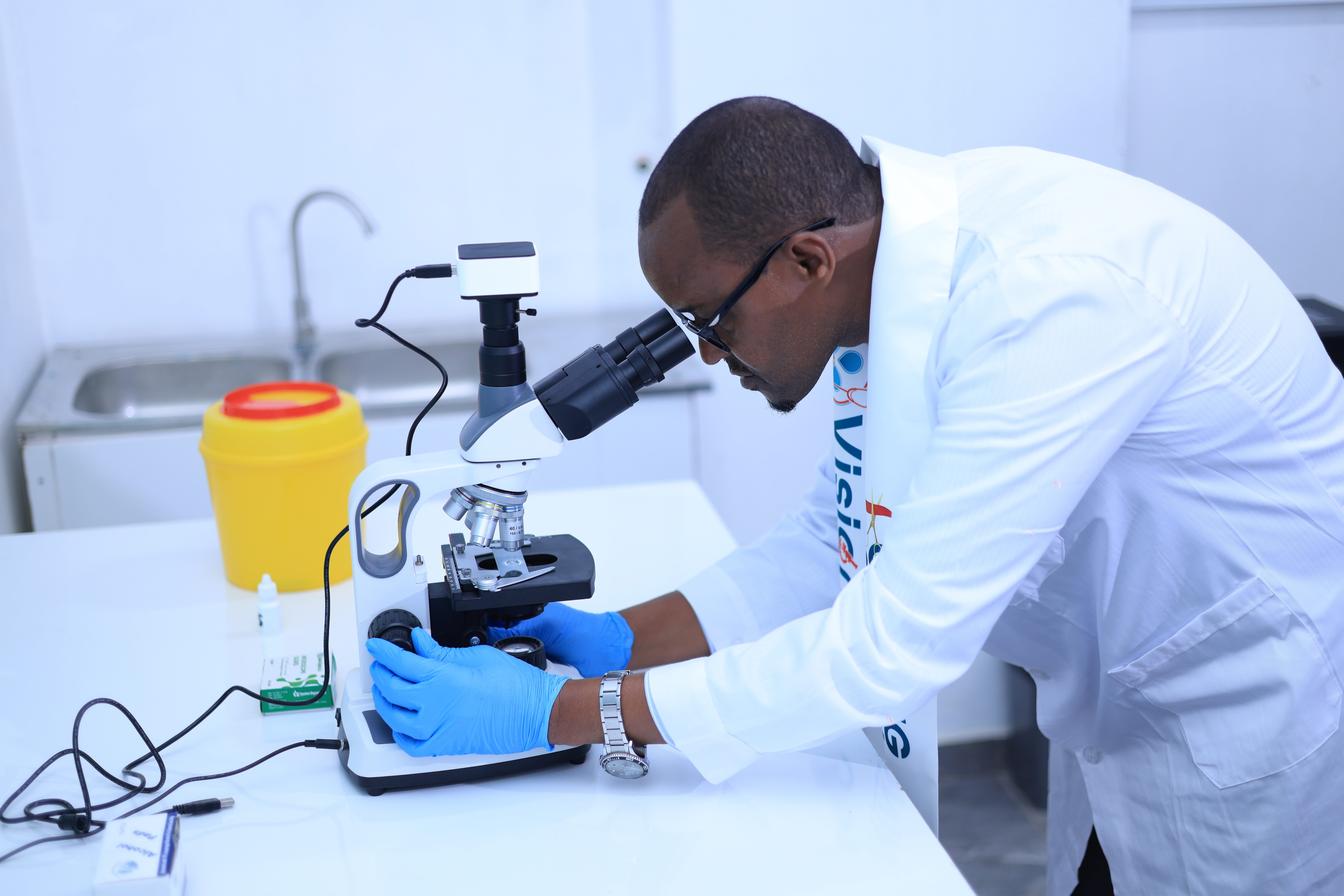Laboratory Specialists Working